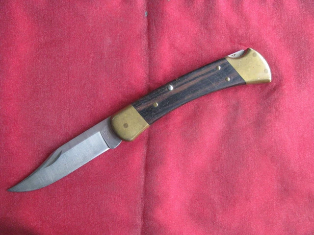 Vintage Buck #110 Folding Lockback Hunting Knife, ca 1987