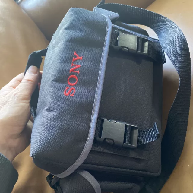 bin Sony Camcorder Camera Camcorder Large  Photograph Shoulder Carry Bag Black