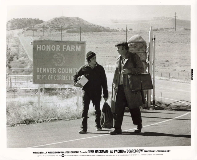 ORIGINAL VINTAGE CINEMA Still Photo Movie Scarecrow Gene Hackman Al