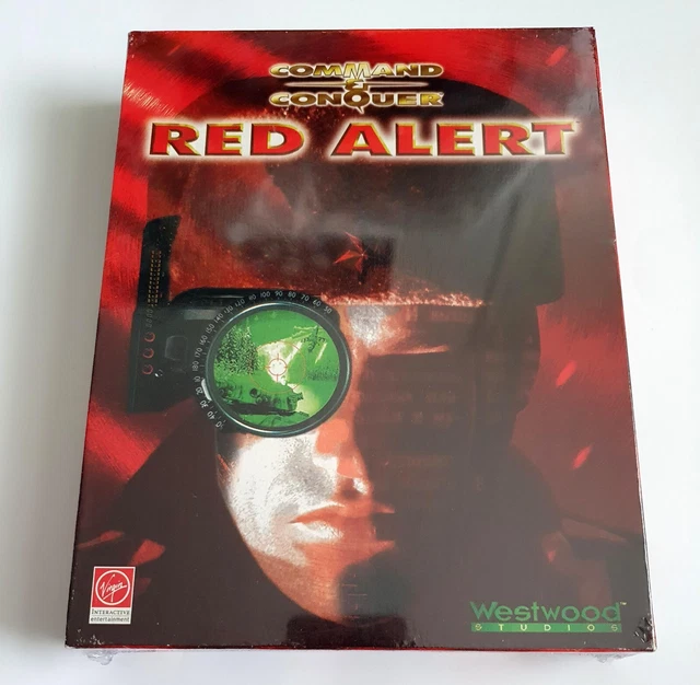 Red Alert Cd COMMAND & CONQUER: Red Alert - PC CD - Sealed English Big Box - 1996 ...