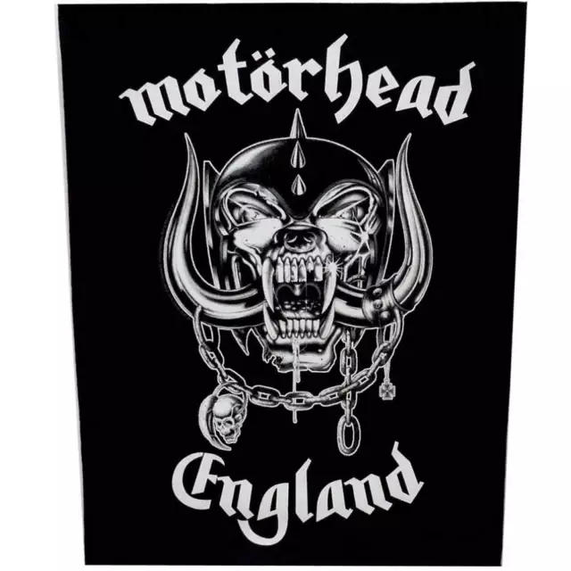 Motorhead England Jacket Back Patch Official Metal Rock Band Merch