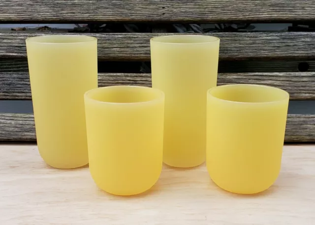 VINTAGE MAJESTIC USA Ribbed Plastic 12 Oz Drinking Glasses Tumblers Cups 8  Cups $24.99 - PicClick