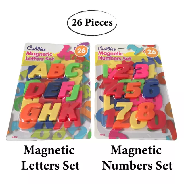 Magnetic Learning Numbers & Letters Toy Fridge Magnetic Maths Alphabet