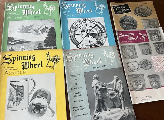 EIGHT (8) SPINNING Wheel Antiques Magazine 1957-1963 £2.99 - PicClick UK