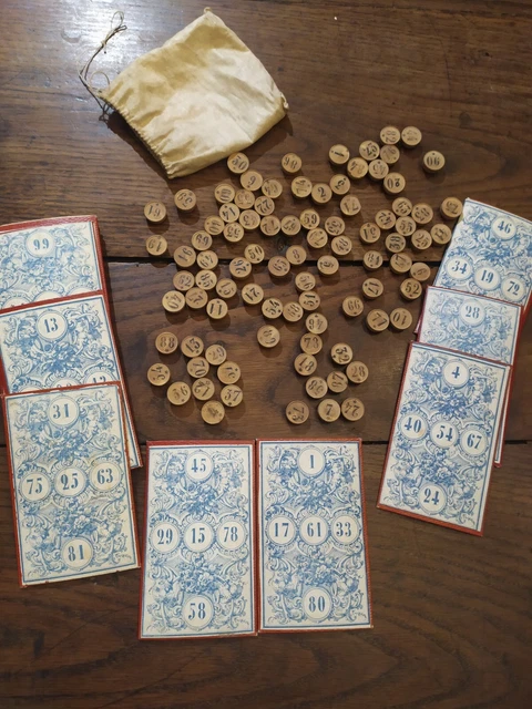 Jeu De Loto Artistique Jullien - Géographie & Histoire (c.1860) - Rare Et Complet