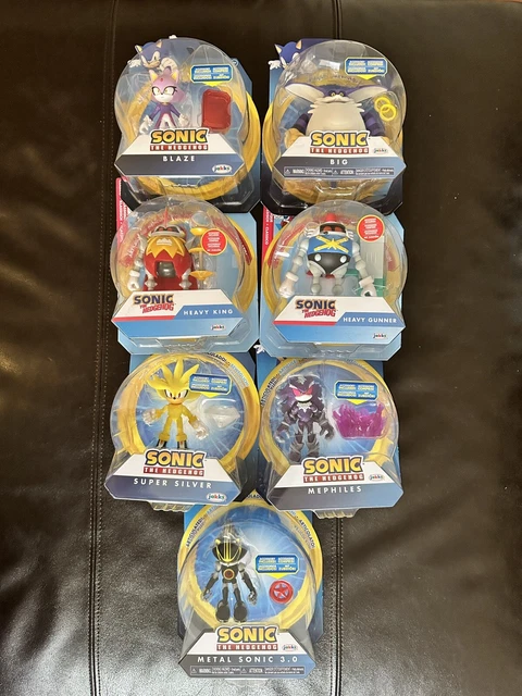 JAKKS PACIFIC SONIC The Hedgehog 4" Articulated Action Figures LOT of 7 ...