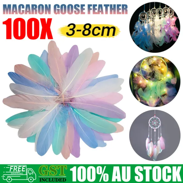 100X Floating Goose Feather Colourful Feather Wedding Party Clothing Decoration