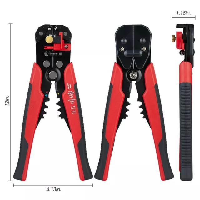 Quality WG-014 Self-Adjusting Insulation Wire Stripper/crimper tool 8" ddffhh