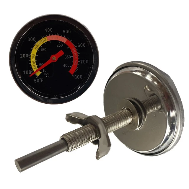 QUICK RESPONSE TIME BBQ Grill Temperature Gauge for Barbecue Oven