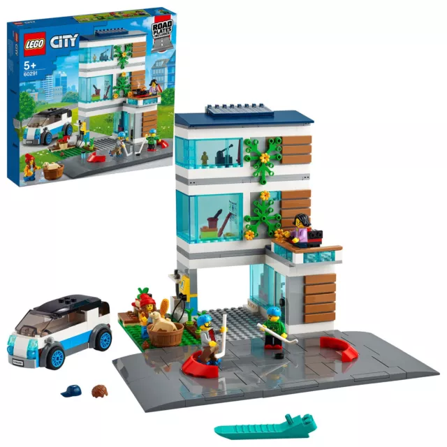 LEGO Set City 60291 MODERNES FAMILIENHAUS Hous Auto  Geschenkidee NEU und OVP