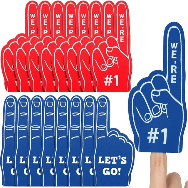FOAM CHEERING HAND Multicoloor Cheerleading Foams Finger Foam Finger