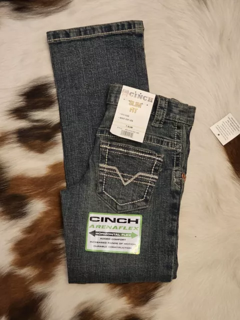 Cinch Slim Fit Arena Flex Kids Boys Jeans - MB16741002 Size: 7 Slim