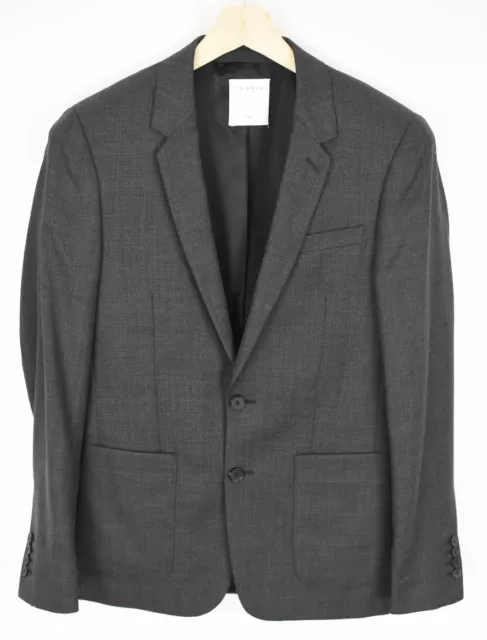 SANDRO  Blazer Mens (EU) 46 Single Breasted Wool Lined Grey