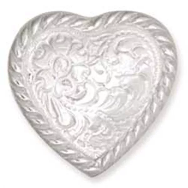 1 Silver Diablo Heart Concho