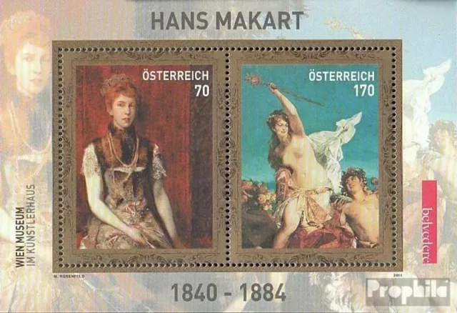 Österreich Block64 (kompl.Ausg.) postfrisch 2011 Hans Makart