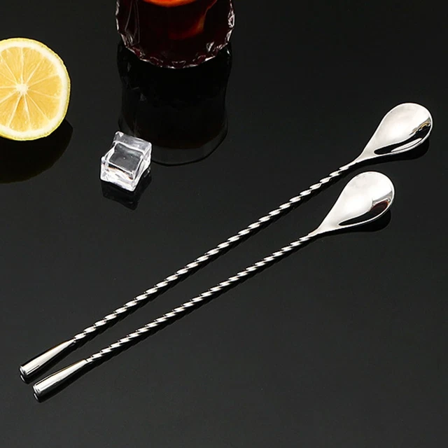 Lot de 2 cuillères doseuses à café en acier inoxydable, 30 ml, à long manche | Leroy Merlin