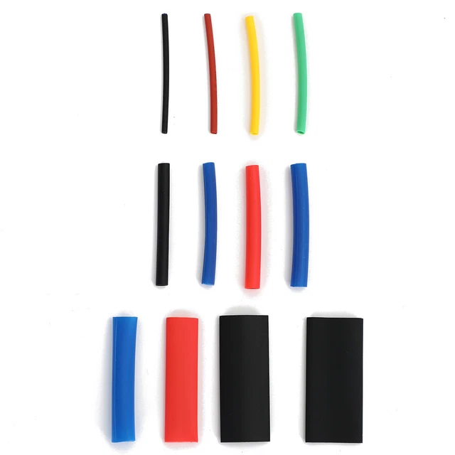 750Pcs Câble Gaine Thermo Rétractable Insulated Tubing 2:1 Assortment Kit Tools 2