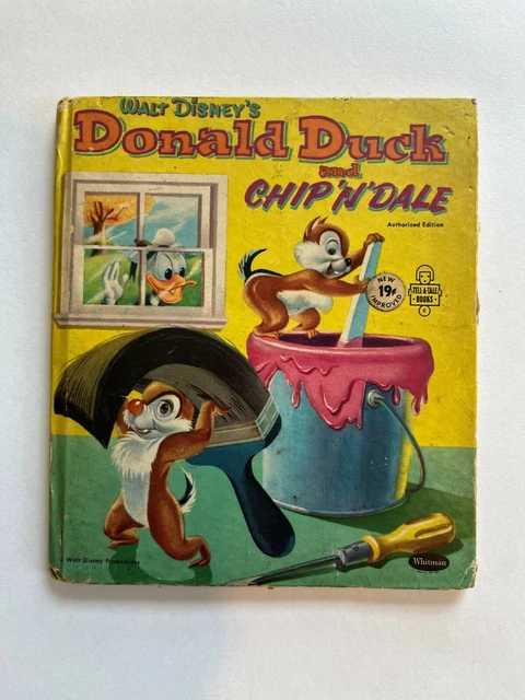 Walt Disney's Donald Duck and Chip n Dale 1954 Whitman HC Tell a Tale
