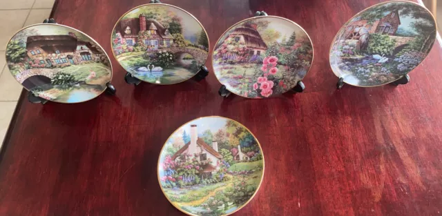 Franklin Mint Collector Plates Cottage Collection