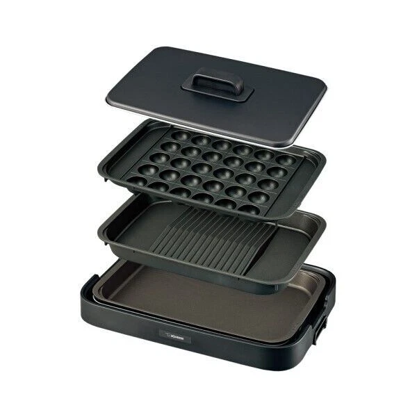ZOJIRUSHI HOT PLATE EAKJ30BA 3 plates Yakiniku Takoyaki Black AC100V