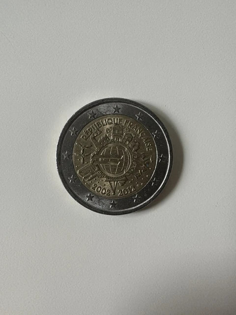 Pièce De 2 Euros commémorative République Française 2002-2012