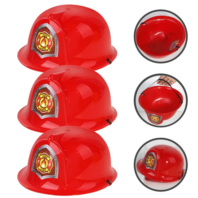 HLONK Casque d'Accessoires de Pompier Chapeau pour Enfants pour Matériau de Qualité Enfant HLONK Casque d'Accessoires de Pompier Chapeau pour Enfants pour Matériau de Qualité Enfant