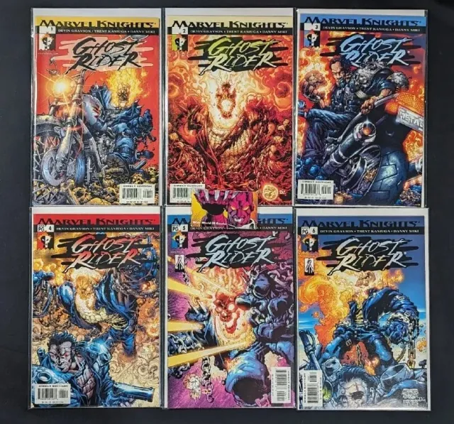 Ghost Rider #1-6 Complete Set Marvel Knights 2001 Garth Ennis