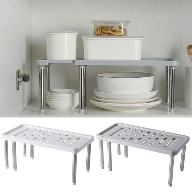 KITCHEN UNDER SINK Rack HeavyResistance Cupboard Organizer Shelf Space