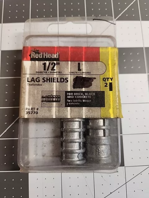 Red Head 1/2 in. Large Masonry Anchor Lag Shields #35770