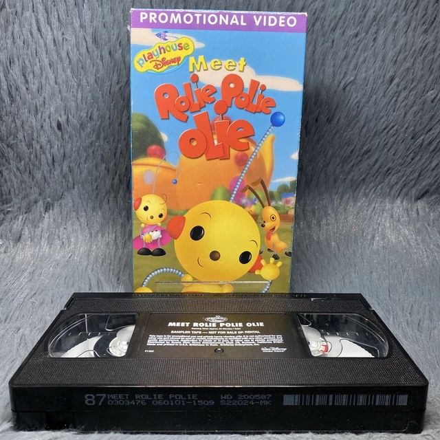 MEET ROLIE POLIE Olie Playhouse Disney VHS 2000 Promotional Video Promo