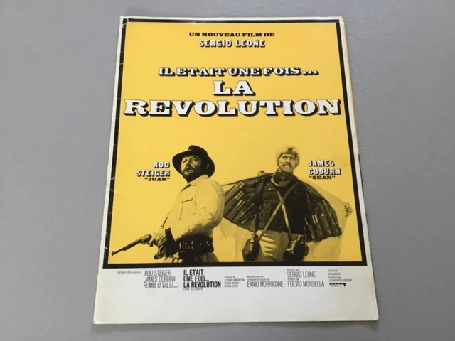IL ETAIT UNE Fois La Revolution Sergio Leone Synopsis Rod Steiger James