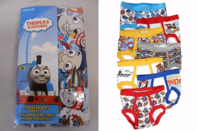 HOT WHEELS BOYS Briefs 6-Pack Underwear Sizes 2T-8 Toddler to Big