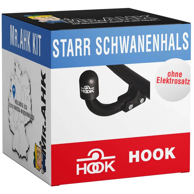 STEINHOF Anhängerkupplung Für BMW 5er Touring E61 - Starr Mit 7-polig Elektrosatz