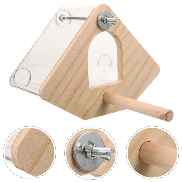 Windhager Wildkogel Cassetta Nido Per Uccelli In Legno Di Betulla – Foro 28 Mm Per Cince, Tetto Rimovibile, Da Appendere