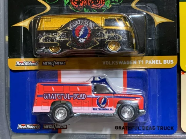 HOT WHEELS GRATEFUL DEAD 2013 POP CULTURE COMPLETE 6 CAR SET -ROCK n ROLL!! 2