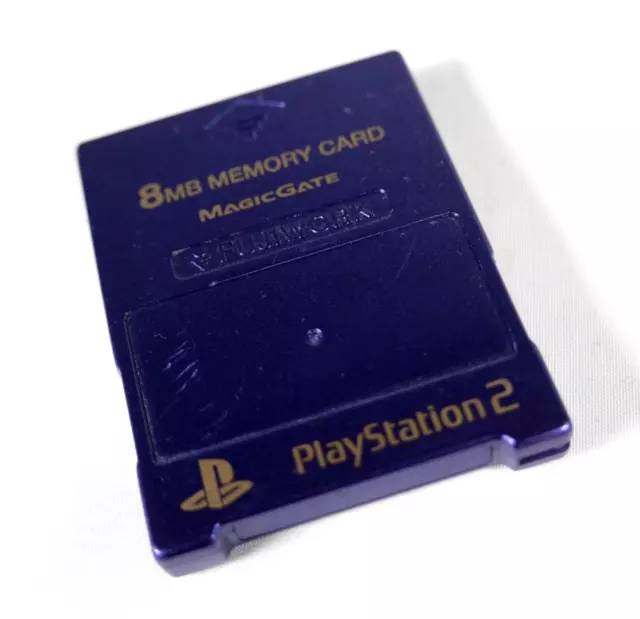 Carte Memoire Memory Card Sony Playstation 2 PS2 8MB Purple Jap Japan