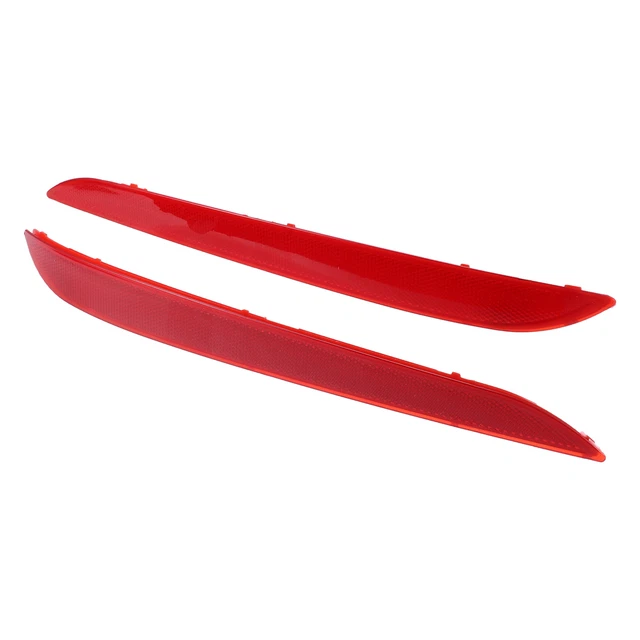1 Par Trasero Parachoques Reflector Luz Cubierta para Coche 92405-C1000 Rojo