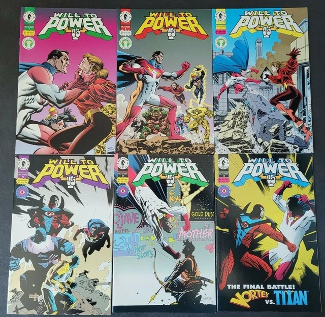 Will To Power #1-12 (1994) Dark Horse Comics Titan! X! Full Complete Series 2