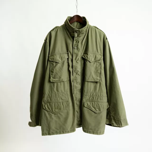 Vintage 70s US Army M65 OG-107 Field Jacket Parka - Size Large Made in USA