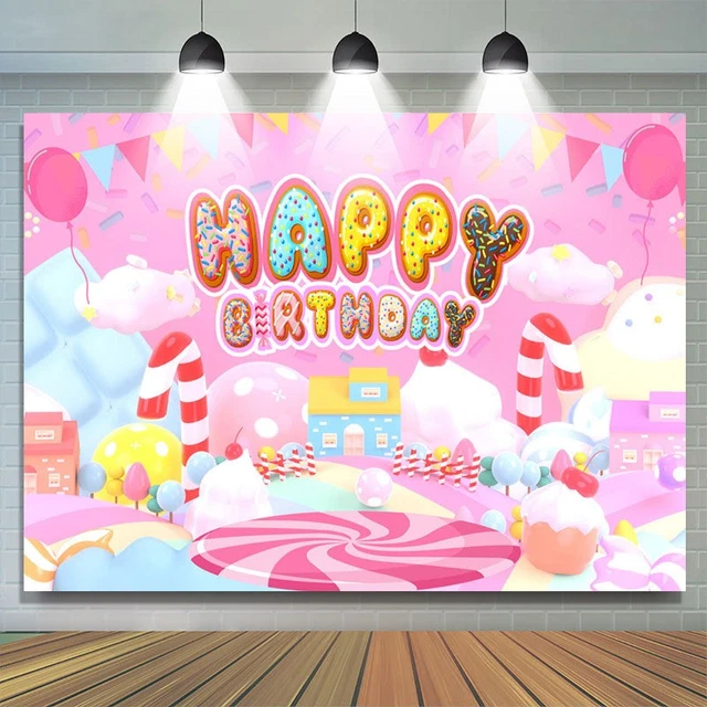 Fangleland 5X7ft DJ Theme Happy Birthday Backdrop, DJ Rock And Roll Disco Birthday - View #6