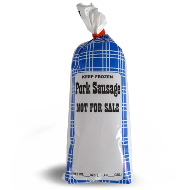 Ground Pork Sausage Meat Freezer Chub Bags 2Lb 25 Count Free Shipping