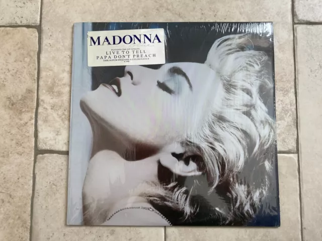 Madonna _ True Blue _ Vinile LP 33giri + Poster _ 1986 Sire Canada 1st press M