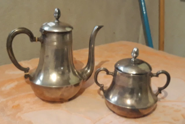 CHRISTOFLE MÉTAL ARGENTÉ sucrier et du pot à lait EUR 60,00 - FR