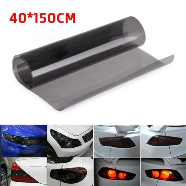 40*150cm Lamp Smoke Black Tint Film Headlight Tail Light Car Vinyl Wrap Film