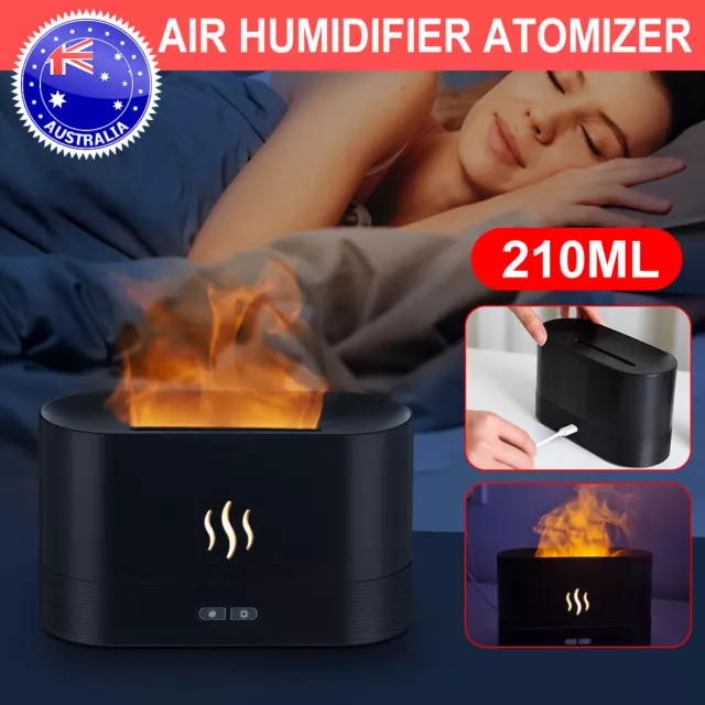 Flame Shape Aroma Air Humidifier Aromatherapy Diffuser Essential Oil Purifier AU