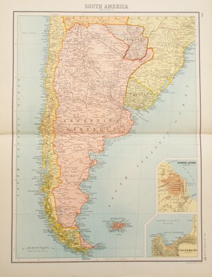 MAPS OF PATAGONIA 1898 Argentina - Maps Of Patagonia 1898 Argentina Chile Uruguay Falkland