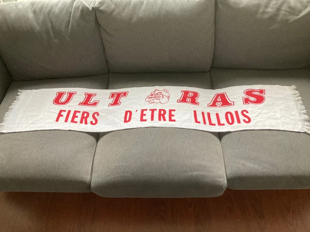 Écharpe Ancienne Et Rare Club Kop Lille LOSC Dogues - Pour Supporter Passionné
