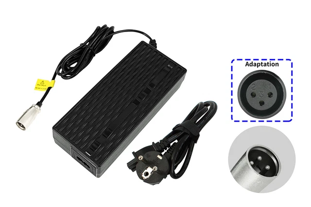 Chargeur 36V 2A Pour Vélo Électrique FISCHER TERRA 2.0 - Alimentation SSLC084V42M - Neuf