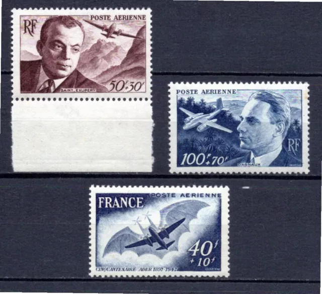 Frankreich Mi-Nr. 809/11**, 1948 Poste Aerienne