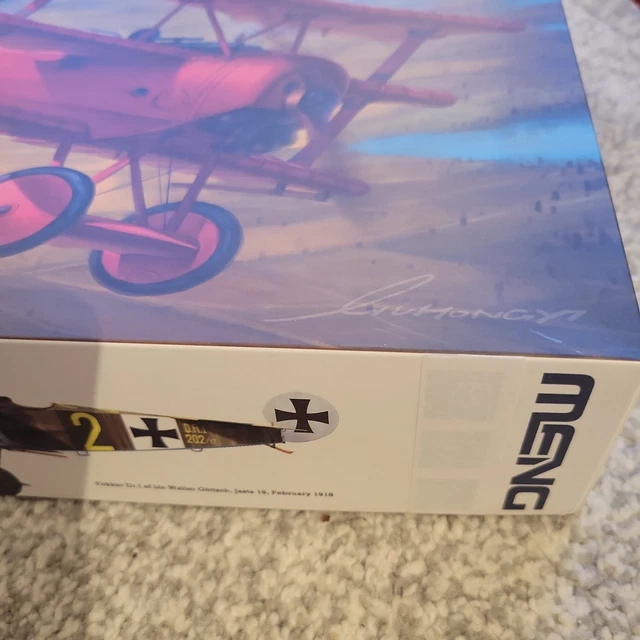 MENG MODEL QS-002s 1/32 FOKKER DR.I TRIPLANE – Red Baron Special Edition Plastic Model Kit